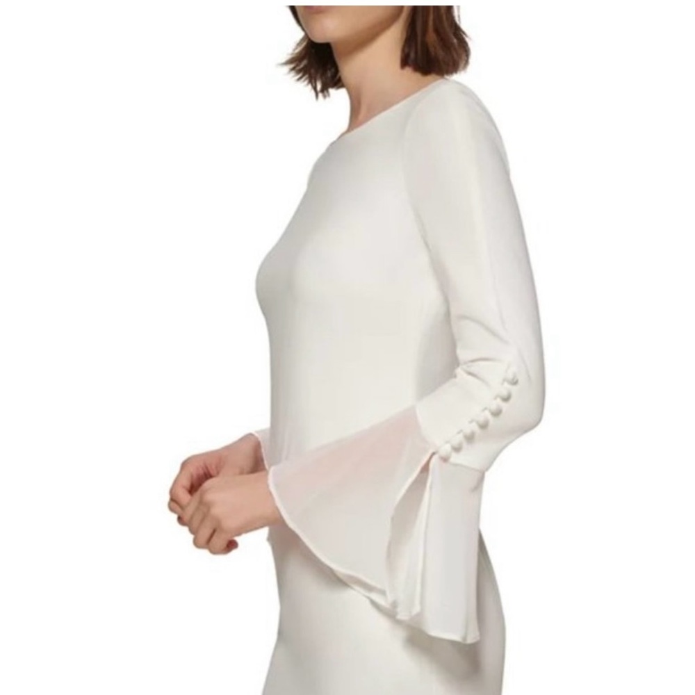 Beautiful White knee-length dress
